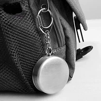STEEL POCKET CUP, Steel Cup Folding Collapsible Portable Pocket Water Cup with Keychain 75ml(1804)