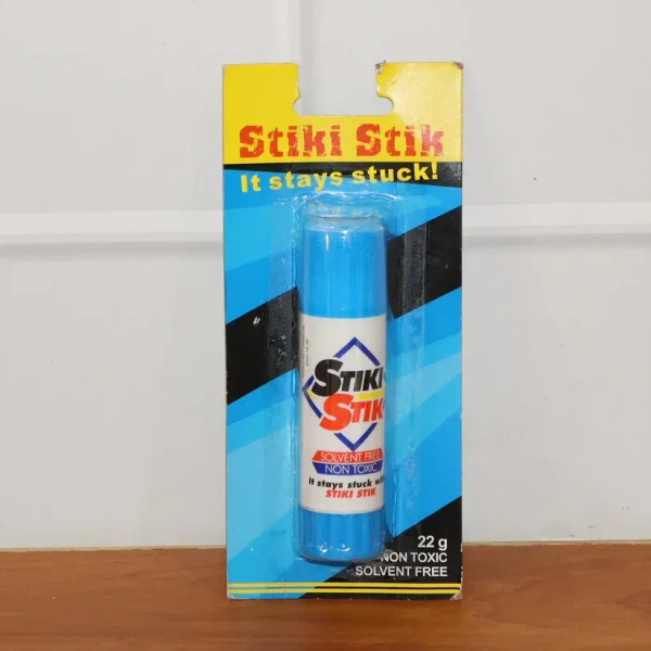 PAPER GLUE STICK, Stiki Stik 22gm Glue Stick – Non-Toxic, Solvent-Free Adhesive for Paper, Craft, School Projects & Office Use | Smooth, Clean & Strong Bonding(2755)