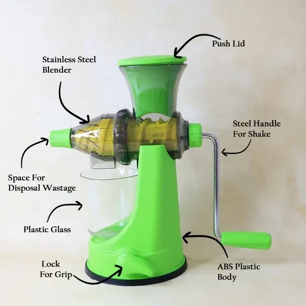 HEALTH JUICER, Supermom Manual Fruit & Vegetable Juicer | Multi-Functional Hand Juicer for Healthy Drinks (1 Pc)(2527)