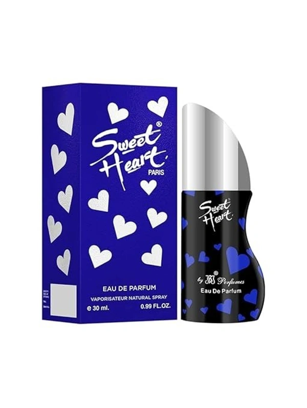 SWEET HEART PERFUME, Sweet Heart Blue Unisex Perfume – 30 ml Eau De Parfum | Long-Lasting Fresh Fragrance | Premium Gift Perfume for Diwali, Rakhi & Special Occasions(1444)