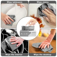 18PCS KITCHEN WIPES, Thickened Magic Wipe Home Kitchen Car Multi-Functional Cleaning Rag (18 Pc)    (2332)      