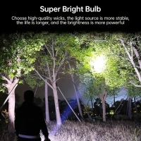 7LED FLASHLIGHT, Portable Flashlight / Torch COB 7LED Hand Light USB Rechargeable Light with Side Light (2337)  