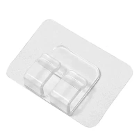 5PCS WIRE CLIP HOLDER, Transparent Self-Adhesive Wall Wire Clip Hold Pack of 5 (2430) - 