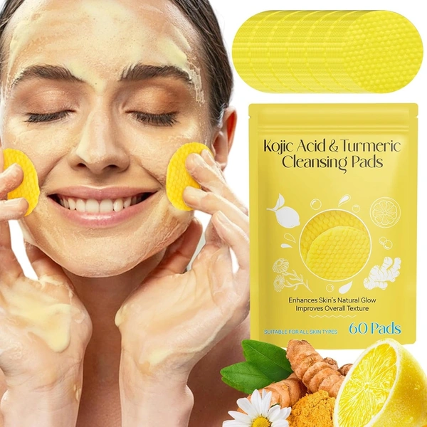 TURMERIC CLEANSINGH PADS,  Turmeric Cleansing Pads – Natural Glow & Deep Skin Purification(2152)