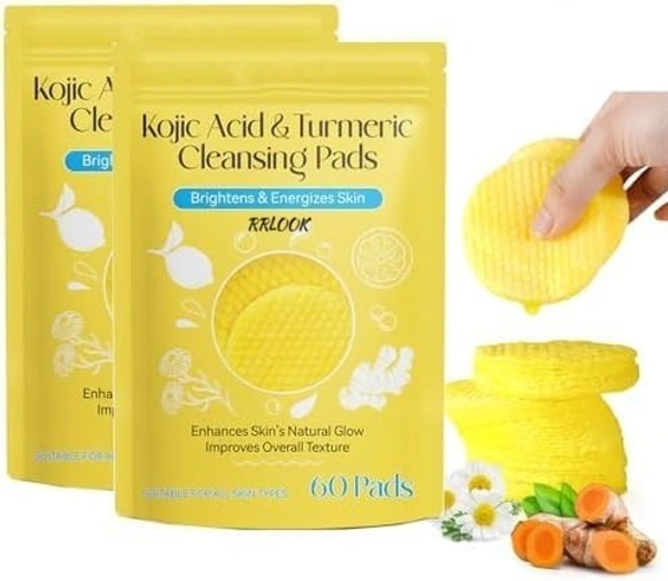 TURMERIC CLEANSINGH PADS,  Turmeric Cleansing Pads – Natural Glow & Deep Skin Purification(2152)