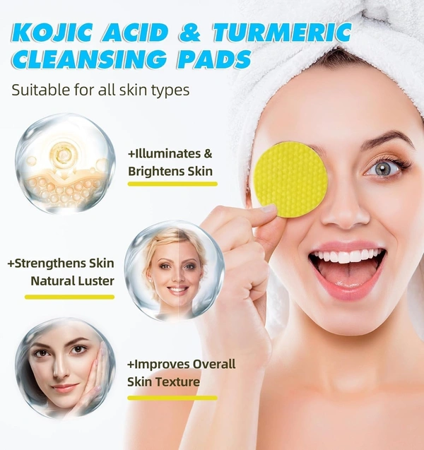 TURMERIC CLEANSINGH PADS,  Turmeric Cleansing Pads – Natural Glow & Deep Skin Purification(2152)