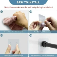 2PCS SHOWER BRACKET HOLDER, 2PCS Shower Bracket Holder – Adjustable & Easy-to-Install (1731)