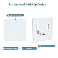 2PCS SHOWER BRACKET HOLDER, 2PCS Shower Bracket Holder – Adjustable & Easy-to-Install (1731)