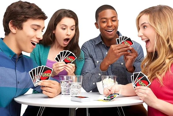 2PCS UNO CARD, UNO Card Game, Classic Family & Party Card Game for Kids and Adults (2223) - Pack of 2 Set
