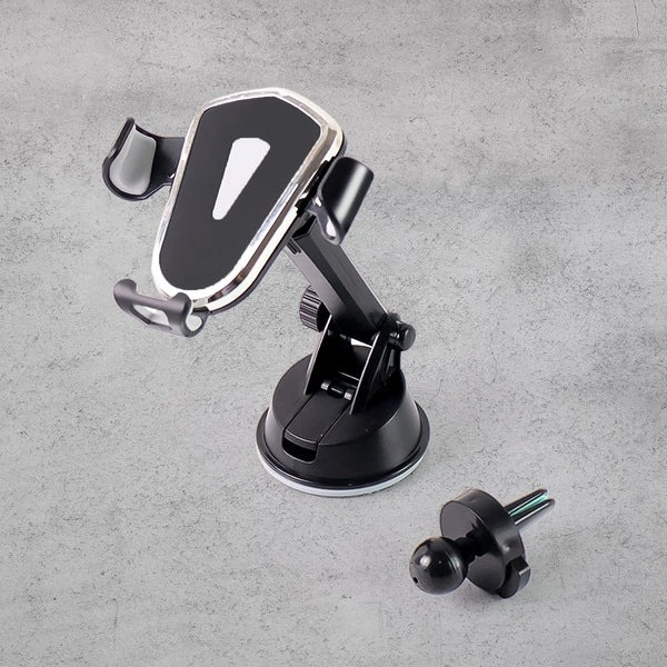 UNI. CAR MOBILE HOLDER, Universal Car Mobile Holder with Adjustable Arm | 360° Rotation Phone Mount for Dashboard & Windshield(2421)