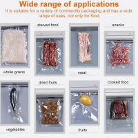 VACUUM SEALER MACHINE, Vacuum Sealer Machine with 10 Bags – Automatic Hands-Free Food Sealing & Smart Preservation (1 Set)(2030)
