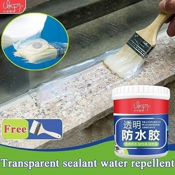 WATERPROOF LIQUID 300G Crack Seal Glue 300gm Transparent Waterproof Glue, Original Quality with Original Seal  (1678)