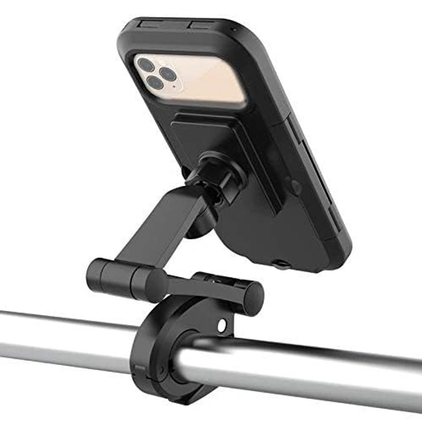 WATERPROOF STAND M3, Smart Waterproof Bike Phone Mount | 360° Rotating Mobile Holder with Sensitive Touch Screen | Handlebar Mount for Motorcycle & Bicycle (4"–7.2" Phones)(2413)