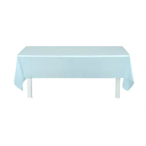 TABLE COVER 137*183 CM, Disposable Plastic Table Cover Waterproof Rectangular Tablecloth 137 × 183 cm | Easy-Clean Dining, Party & Event Table Protector for Home, Outdoor & Picnic Use(2690)