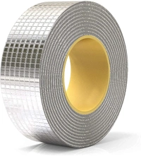 ALUMIUM FOIL TAP, Leakage Repair Waterproof Tape for Pipe Leakage Roof Water Leakage Solution Aluminium Foil Tape Waterproof Adhesive Tape Sealing Butyl Rubber Tape for Leakage (5CM*5M (Pack Of 1)    (841)
