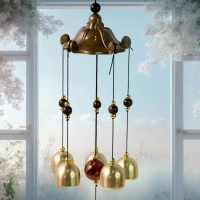 DECORATIVE WIND CHIMES TONE, Decorative Wind Bell Chimes Outdoor Hanging (1 Pc)(2159)