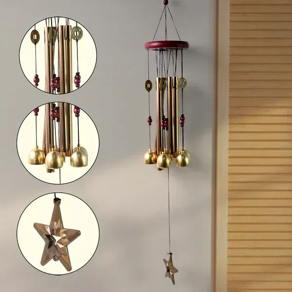 WIND CHIMES,Decorative Wind Chimes for Home & Balcony | Pleasant Sound Outdoor Hanging Bell(2485)