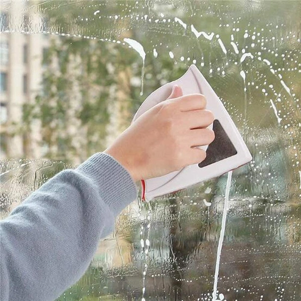 NEW WINDOW GLASS CLEANER, Magnetic 5-12mm Thickness Window Glass Cleaning Brush Home Window Glass Cleaner Tool Double Side Wiper Useful Surface Brush Cleaning Tools(2451)