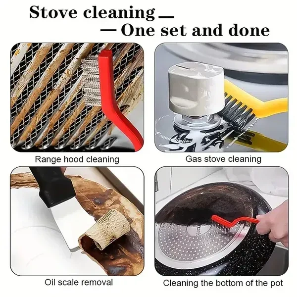 WIRE BRUSH N SCRPER, 5‑Piece Wire Brush & Scraper Set(2426)