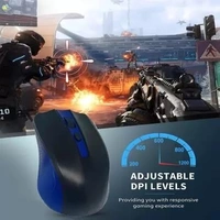 SMACC WIRELESS MOUSE, 2.4GHz Wireless Optical Mouse | Ergonomic Design with Non-Slip Rubber Texture, Strong Grip, Smooth Tracking & USB Nano Receiver | Portable Silent Click Mouse for Laptop & PC(2732)