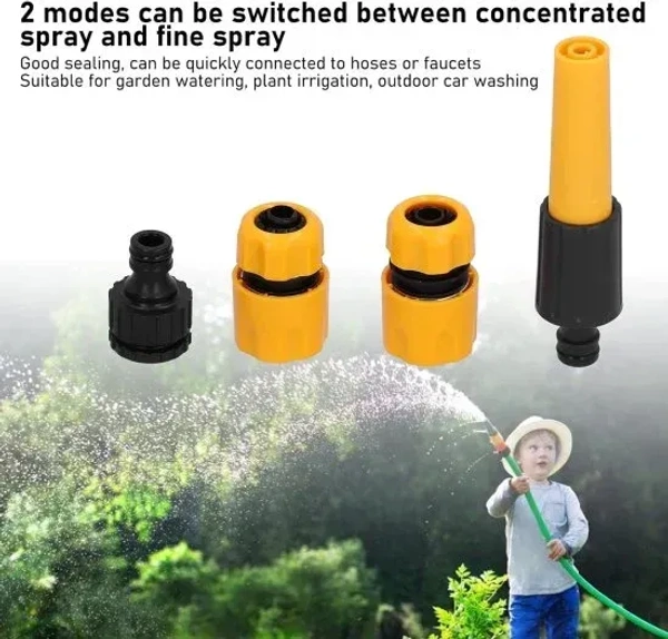 "YELLOW WATER SPRAY GUN - High-Pressure Outdoor Garden Sprayer" (1999) - Yellow