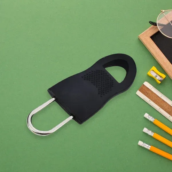 10PCS ZIPPER PULL TAB, Zipper Pull Tab Zipper Tags Cord Pulls Zipper Extension Zip Fixer for Luggage Suitcase Backpack Jacket Bags Style Metal Zipper Head Zip Fixer Tags Handbag Backpack Plastic (10 Pc)(2455)