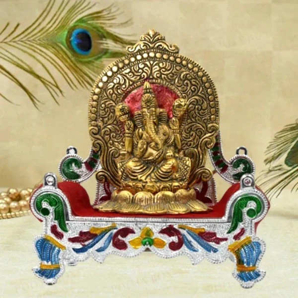 SINGHASAN BALGOPAL, Singhasan for Bal Gopal – Decorative Throne for Krishna Idol(2129)