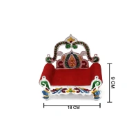 SINGHASAN BALGOPAL, Singhasan for Bal Gopal – Decorative Throne for Krishna Idol(2129)