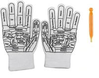 ACCUPRESSURE MASSAGER GLOVES,  Acupressure Massage Gloves – Pain Relief & Relaxation for Hands(2151)