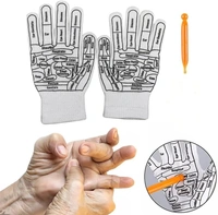 ACCUPRESSURE MASSAGER GLOVES,  Acupressure Massage Gloves – Pain Relief & Relaxation for Hands(2151)