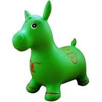 HOP ANIMAL, Animal Shape Jumping Horse Hopper Toy for Kids | Inflatable Bouncing Ride-On Toy (Multicolour)
