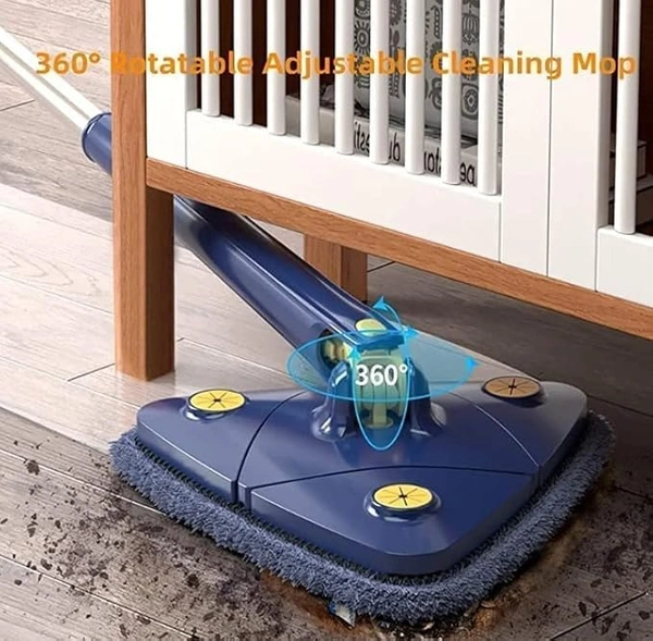 360 TRIANGLE MOP - "360 Triangle Mop  Rotating Microfiber Floor Cleaner for Home & Kitchen" (1249)