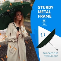 AUTOMATIC UMBRELLA,Mini Folding Windproof & Compact Umbrella, Portable 3 Fold Umbrella, Automatic Open Close for Rain and Sun Protection,Umbrellas for rain,Windproof Umberalla Large for Man,Women-Mix Color (1068)       - Deep Fir