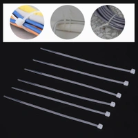 3*100 CABLE TIE, Nylon Cable Zip Ties 100pcs – 3x100mm White Self-Locking Wire Organizer for Home, Office & Industrial Use(2493)