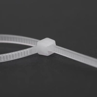 3*100 CABLE TIE, Nylon Cable Zip Ties 100pcs – 3x100mm White Self-Locking Wire Organizer for Home, Office & Industrial Use(2493)