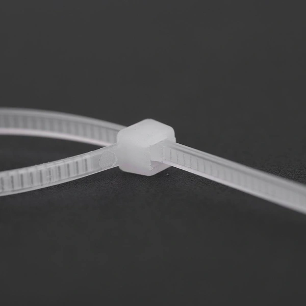 3*100 CABLE TIE, Nylon Cable Zip Ties 100pcs – 3x100mm White Self-Locking Wire Organizer for Home, Office & Industrial Use(2493)