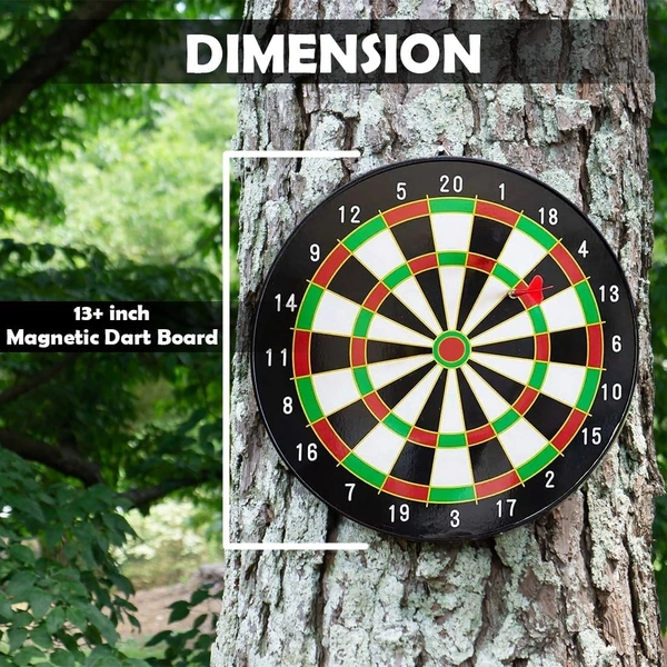 MAGNETIC DART GAME,Dart Board with Dart for Kids & Adults with 3 Magnet Darts - Board Game for Kids