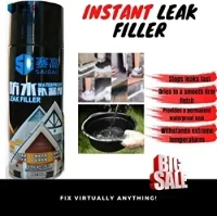 LEAK FILLER SPRAY 450ML,Leak Filler Spray – 450ml Black Color Waterproof Sealant Spray for Cracks & Leaks(1125)