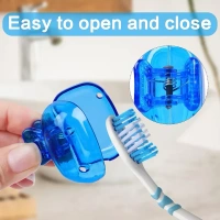 TOOTHBRUSH HEAD COVER 3PCS,Plastic Toothbrush Head Cover Cap (1 Pc) (2094)