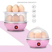 DUAL EGG POACHER -  Electric 2-Layer Egg Boiler for Perfect Poached Eggs" (1736)