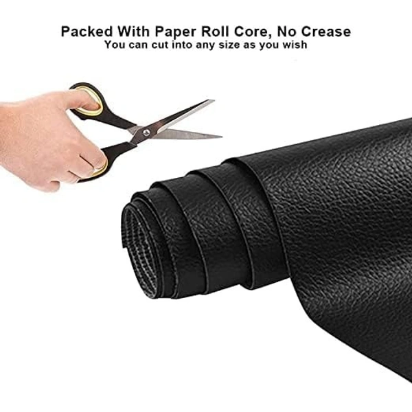 BLACK LEATHER REPAIR PATCH, Black Self-Adhesive Leather Repair Patch 30x60 cm – Peel & Stick Leather Tape for Sofa, Car Seat, Chair, Couch & Upholstery (1 Pc)  SEO Summary: Fix scratches, tears, and cracks instantly with this 30x60 cm Black Self-Adhesive Leath(2626)