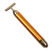 GOLDEN FACE MASSAGER, Vibrating Face Massage Beauty Bar – Rejuvenate Your Skin Effortlessly (2093) - golden