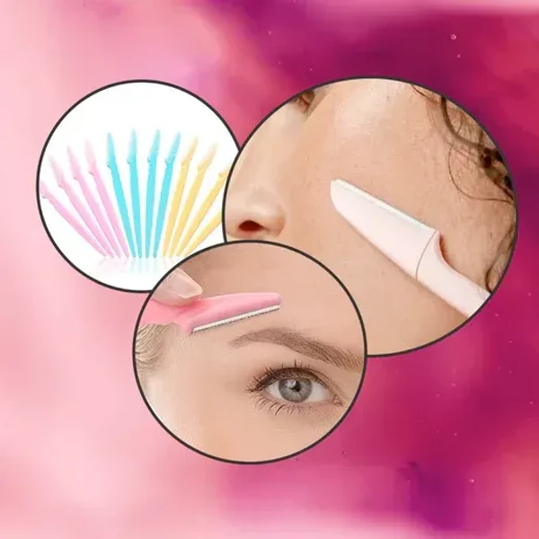 3PCS EYEBROW RAZOR