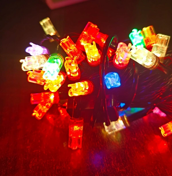 60FT FAN LED-MN243, Fan Shape LED String Lights – Approx 18 Meter Diwali Decorative Series Lights for Home, Festival, Wedding & Outdoor Décor