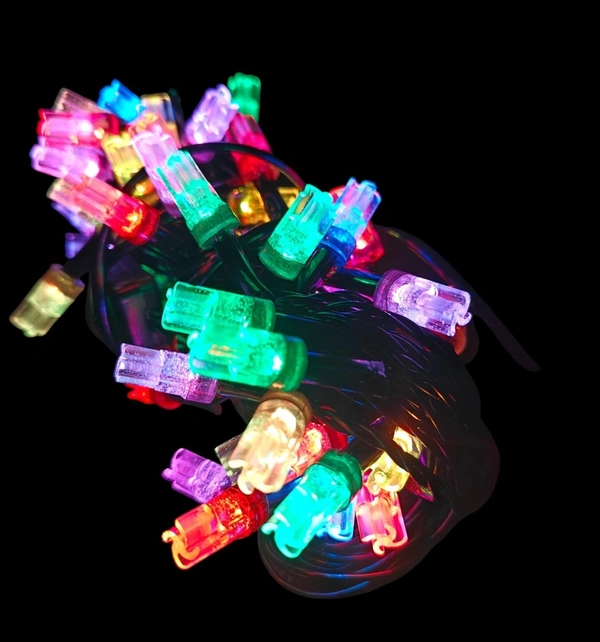 35FT FAN LED-MN242, Fan Shape LED String Lights – Approx 10.5 Meter Diwali Decorative Lights for Home, Festival, Wedding & Outdoor Décor(89)