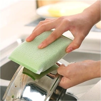 3PCS FOAM SCRUB PAD 30M, Multi Colour Foam Pad Kitchen Sponge Scrubber 30MM Thickness for Dish/Utensils/Tiles Cleaning Heavy Quality (Pack of 3)