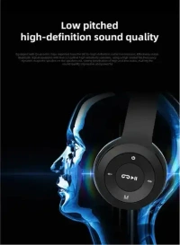 WIRELESS BT HEADPHONE, Wireless Bluetooth Headset with FM Radio & SD Card Slot – On-Ear Stereo Headphones, Multi-Color, Built-in Mic(279)