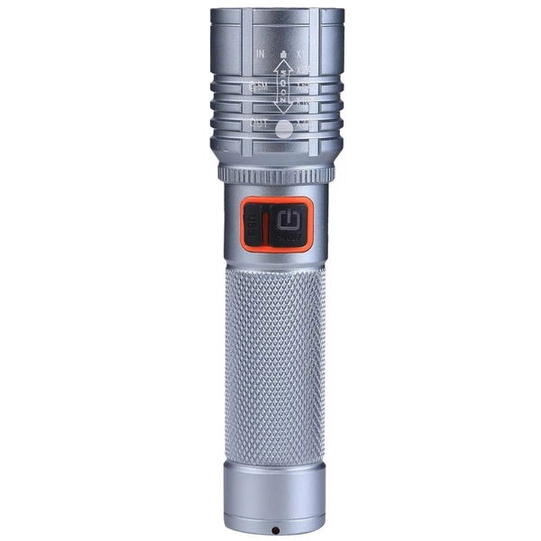 TOURCH HP-362, Metal Torch HP-362 with 1500mAh Battery | Type-C Rechargeable Flashlight with Zoom, COB Light & Flashing Mode(2362)