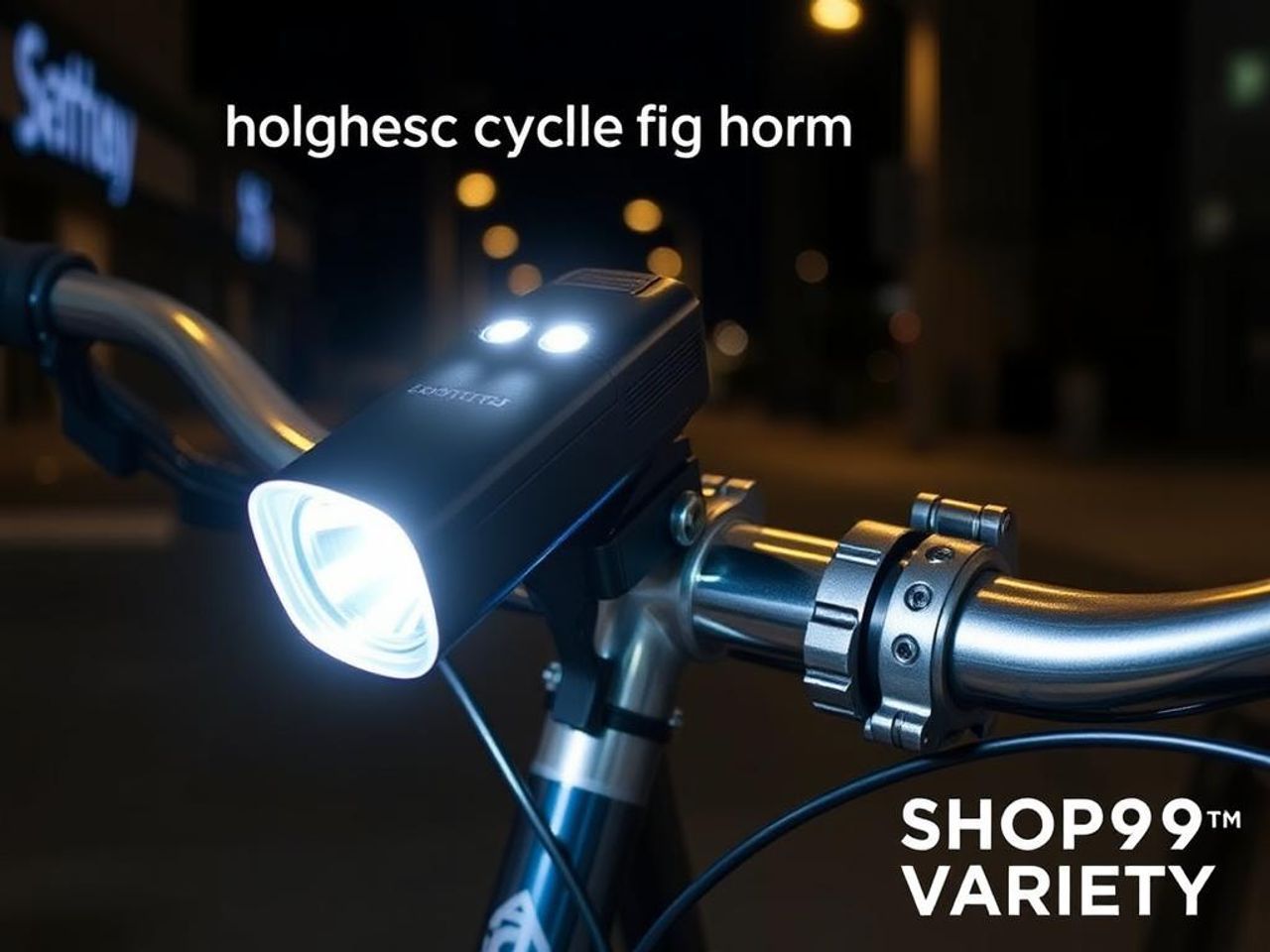 Rechargeable Cycle Light And Horn