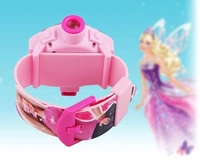 PROJECTOR WATCH, for Kids Kids Edition Spiderman/Barbie/Ben 10 / Marvel Avengers Digital Watch with 24 Image Projection (Boys & Girls)   (736)  - Barbie